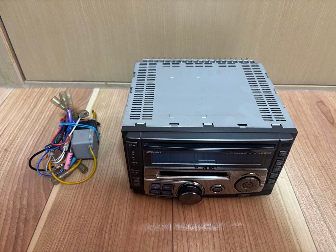アルパイン　オーディオ　MDA-W905JB CD MD