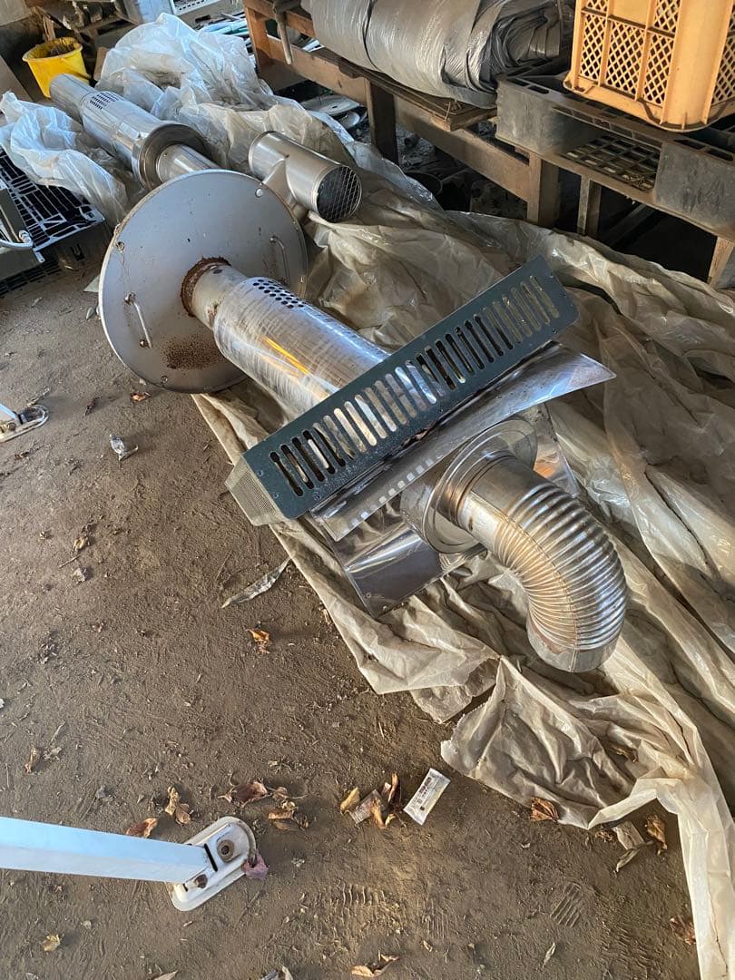 【引き取り限定】ネポンビニールハウス用暖房機＋灯油オイルタンク（405ℓ）