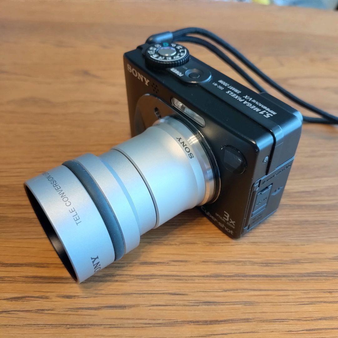 SONY Cyber-shot DSC-W1 本体とレンズのセット 動作確認済み