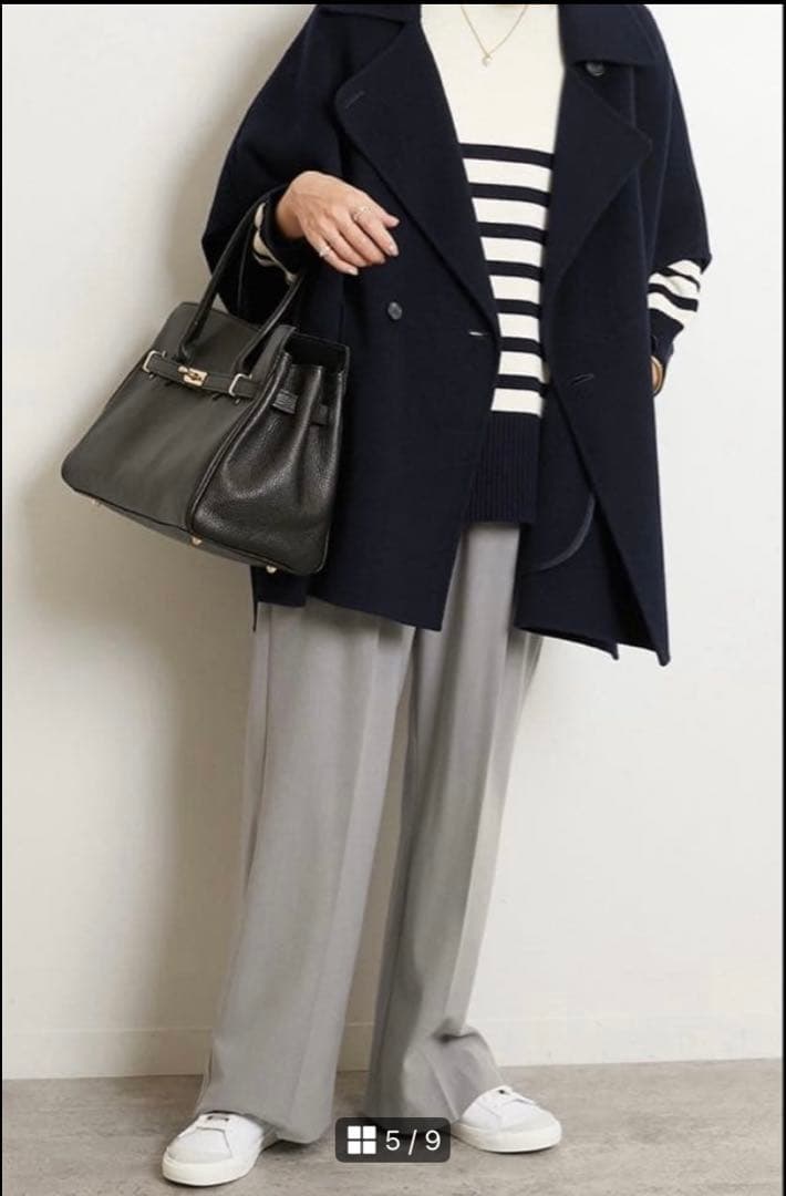 【美品】ウールナイロンリバーベスト★ジャーナルスタンダードレリューム★ネイビー