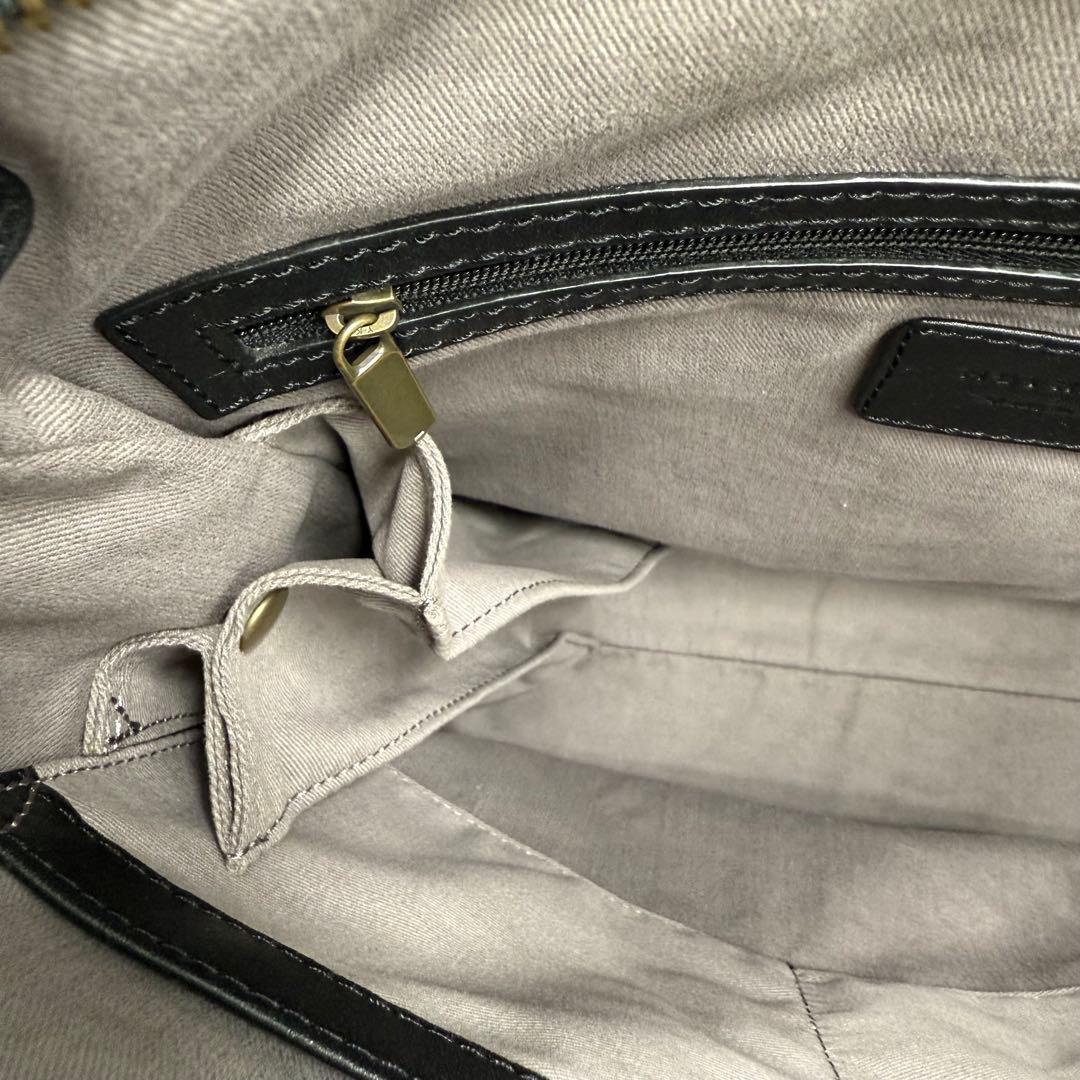 MOTHER HOUSE ブライト ワンショルダーバッグ 牛革 レザー 黒