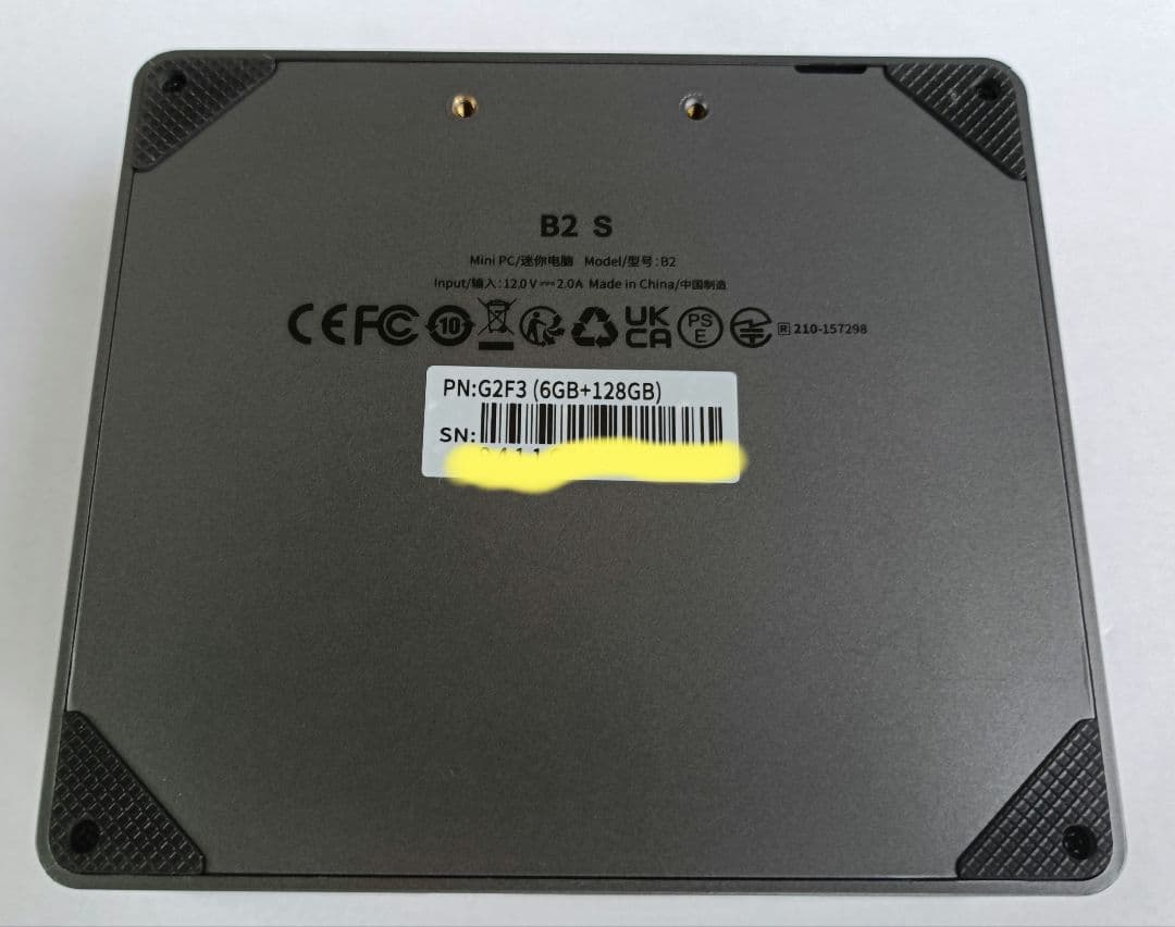 ミニPC BMAXB2S 6GB 128GB N4020 Windows11