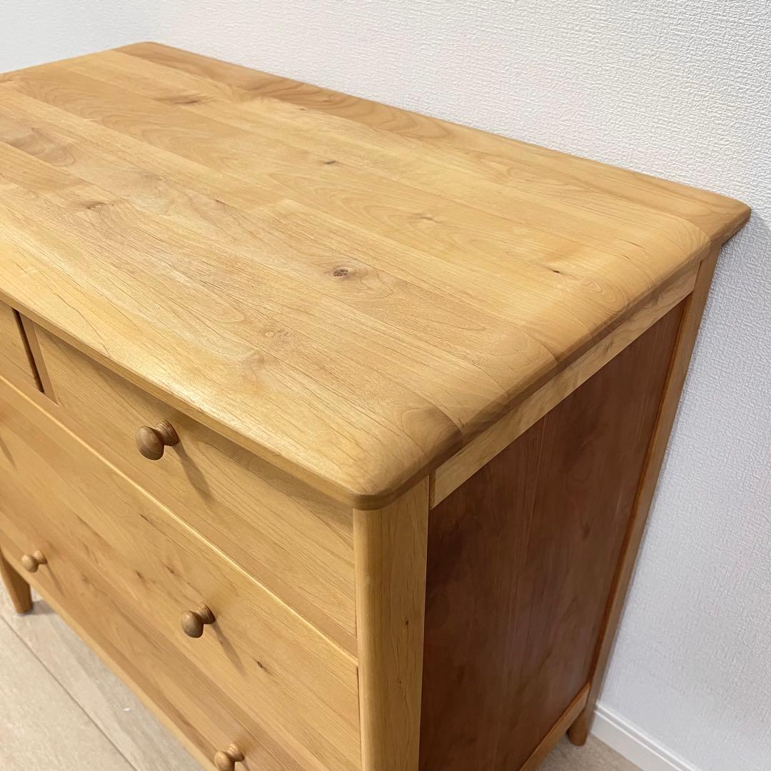 (ち40)吉桂 3段チェスト 洋服タンス 箪笥 ローチェスト 北欧インテリア