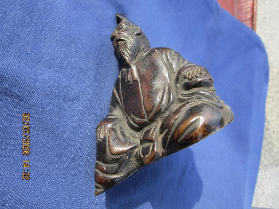 古銅　東京銅器　置物　時代物　金属製　1体