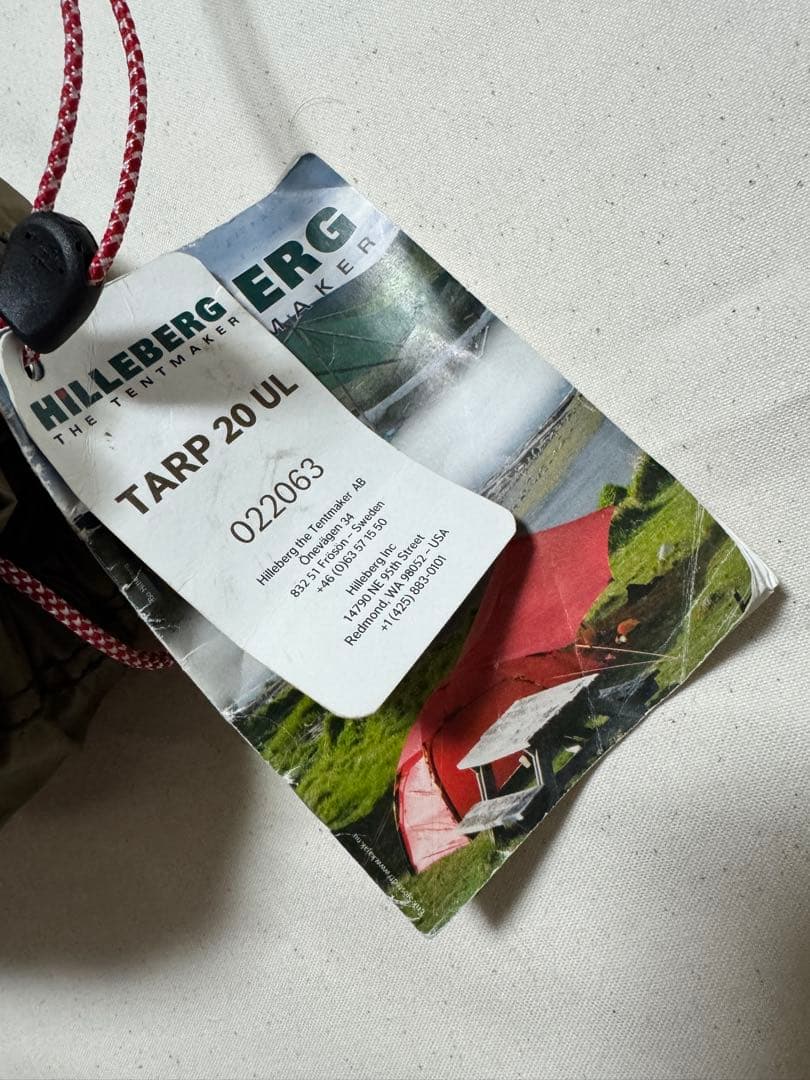 HILLEBERG Tarp 20 UL サンド