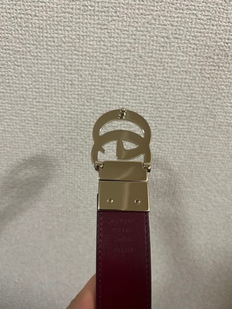 GUCCI GGキャンバス柄 ベルト