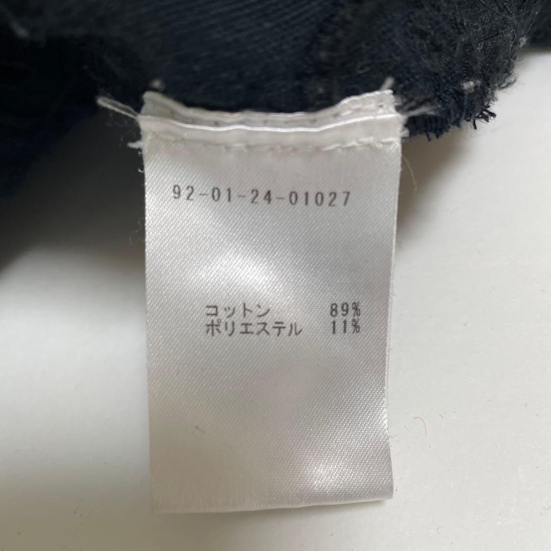 Sea NEW YORK カットワークレースブラウス　フリル刺繍　ブラックS