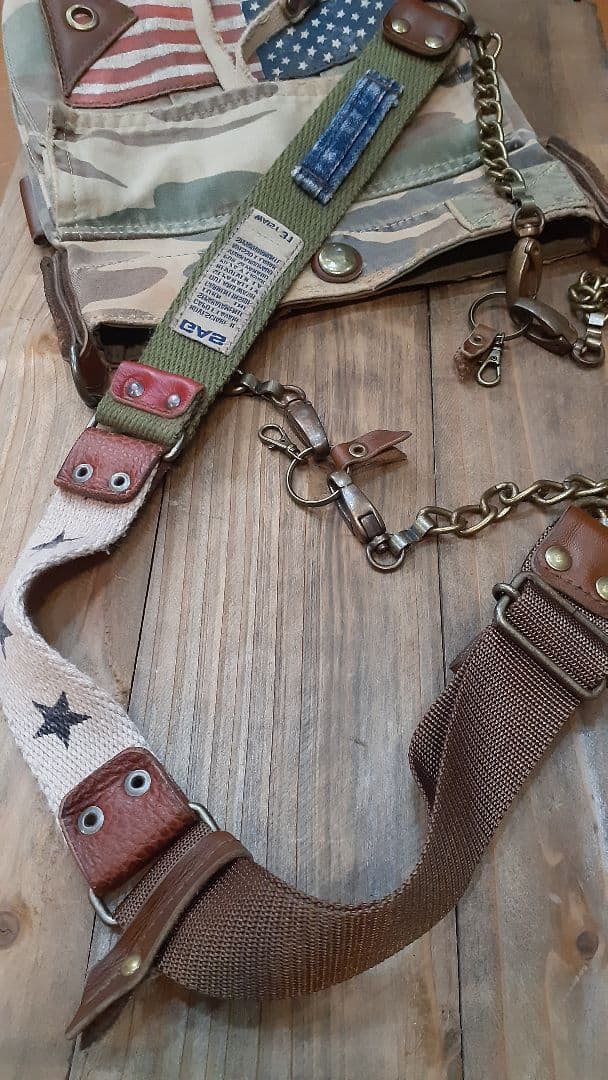 ミリタリーリメイク ★★★ AMERICAN VINTAGE トート& 腰袋付き
