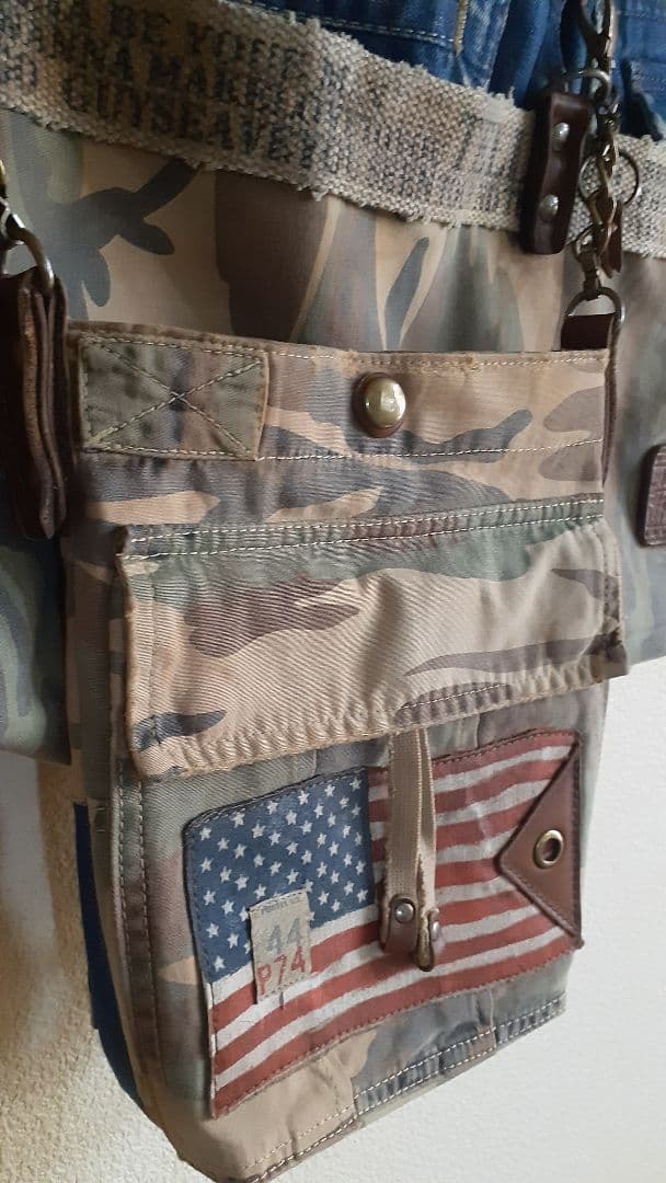 ミリタリーリメイク ★★★ AMERICAN VINTAGE トート& 腰袋付き