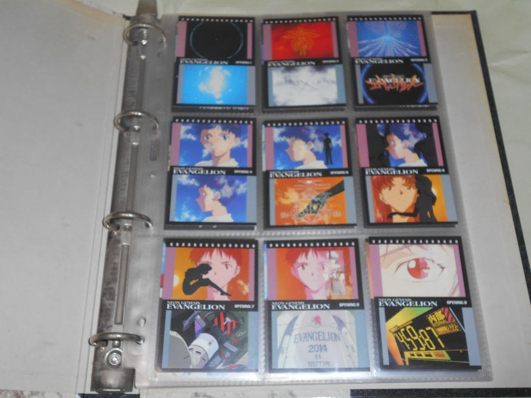 d*9様 エヴァ　トレカ　カード　まとめ　バインダー入り　ノーマルのみ　1集　版