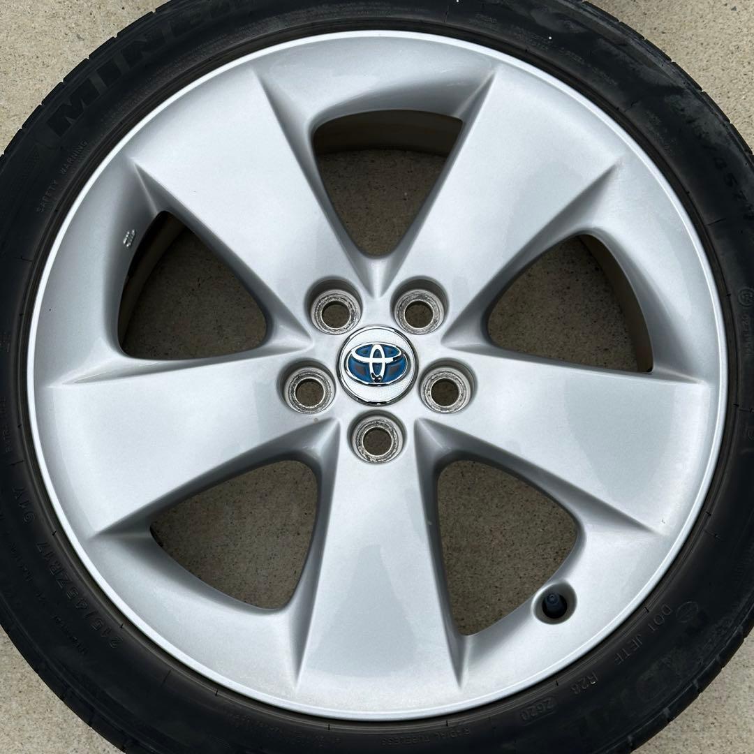 トヨタ 30プリウス Sツーリング 純正タイヤホイールセット 17インチ