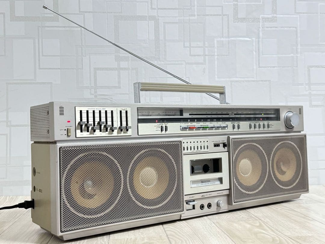 [動作品] PIONNER ラジカセ　SK-900 ラジオ　レトロ　カセットレ