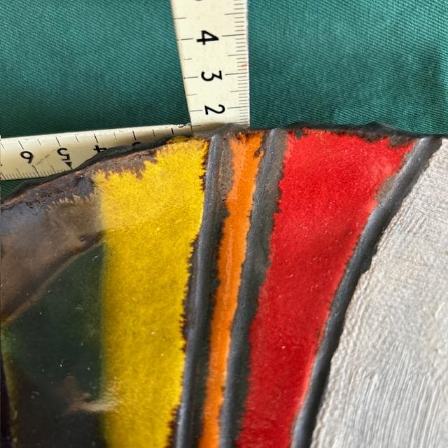 沖縄　やちむん　8.5寸皿　大皿　プレート　希少　入手困難