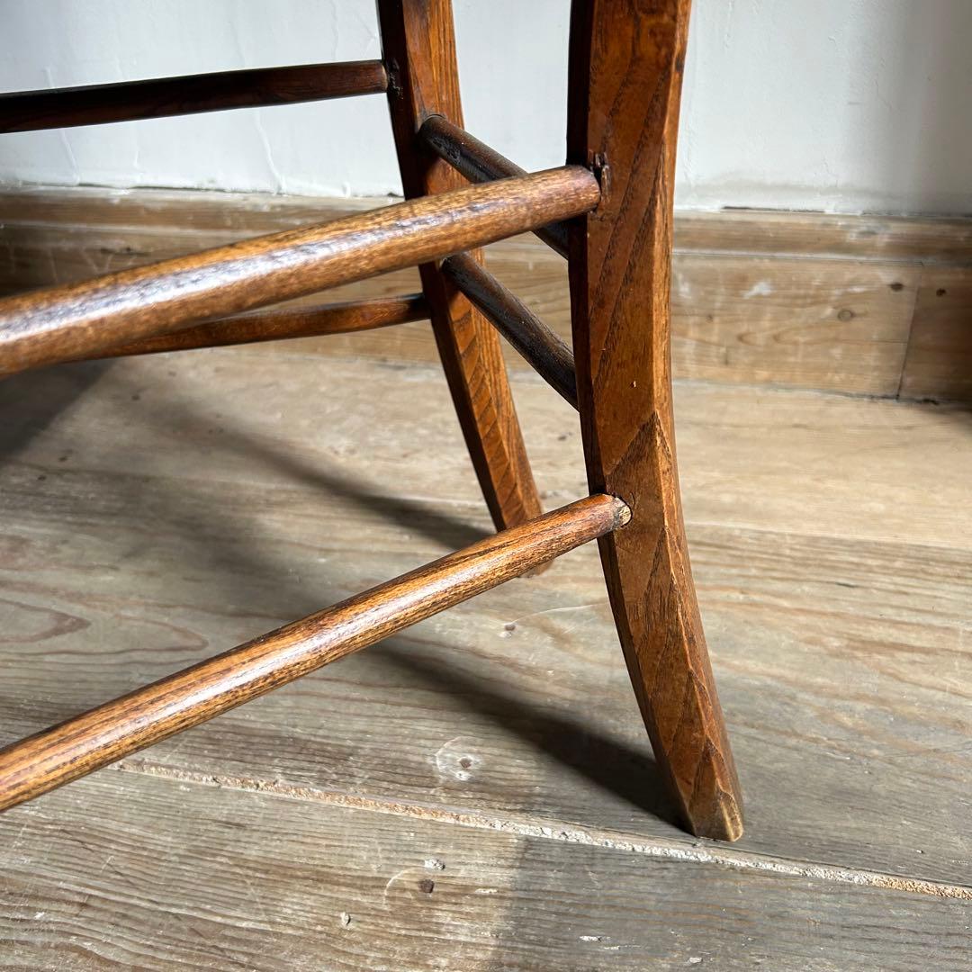 フランスアンティーク ラッシュシートチェア カフェチェア ダイニングチェア　籐