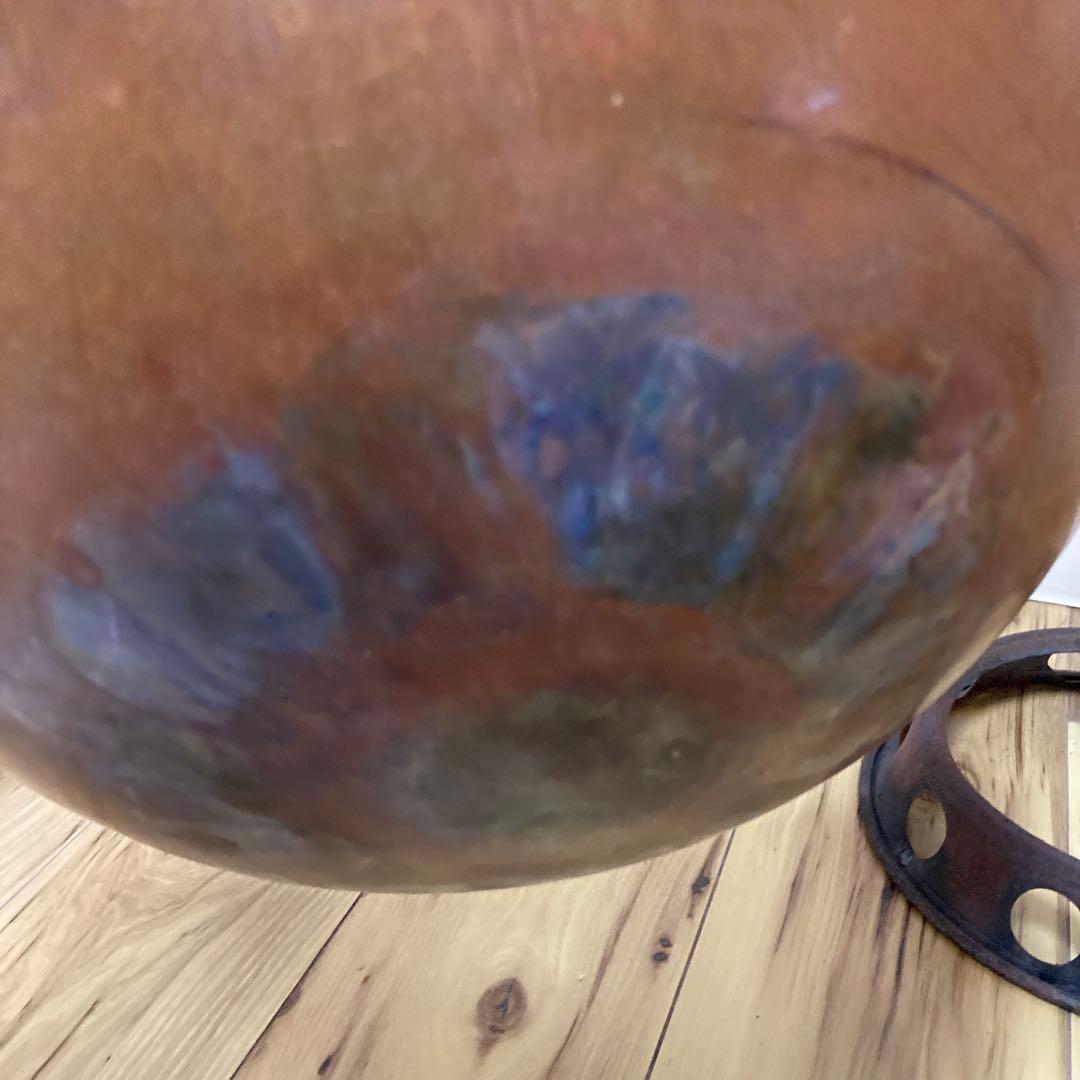 銅製 両手鍋 深型