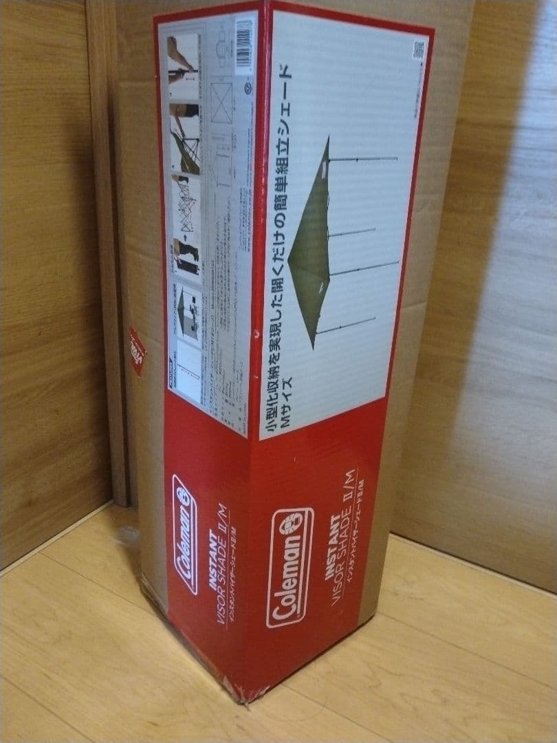 ★新品未使用 コールマン シェード インスタントバイザーシェードⅡ Ｍ オリーブ