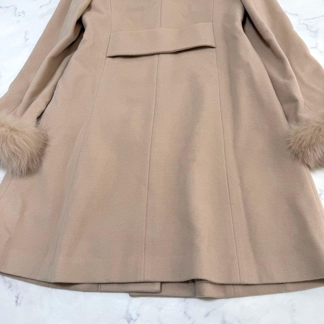 新品✨定価８万✨レッセパッセ✨３wayファー付フードコート　フォックス　Mサイズ