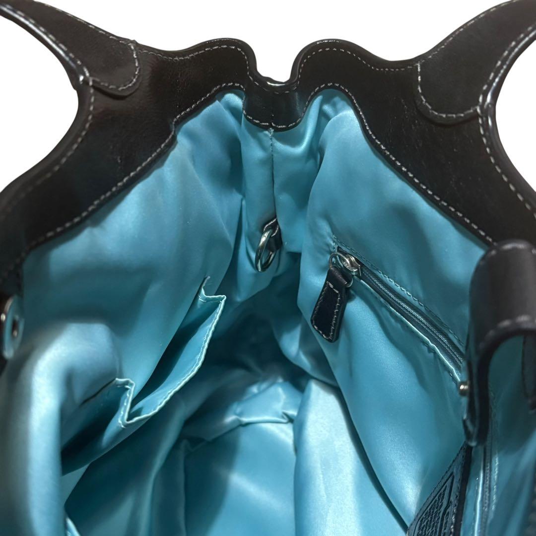 COACH y2k shoulder bag brown leather コーチ