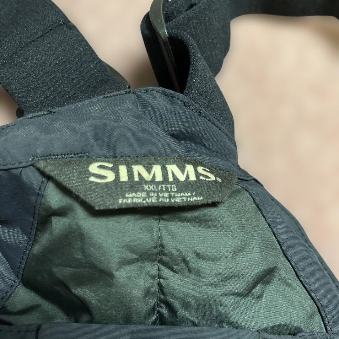 SIMMS ビブ　フィッシングパンツ 大きいサイズ　3L ダークグレー