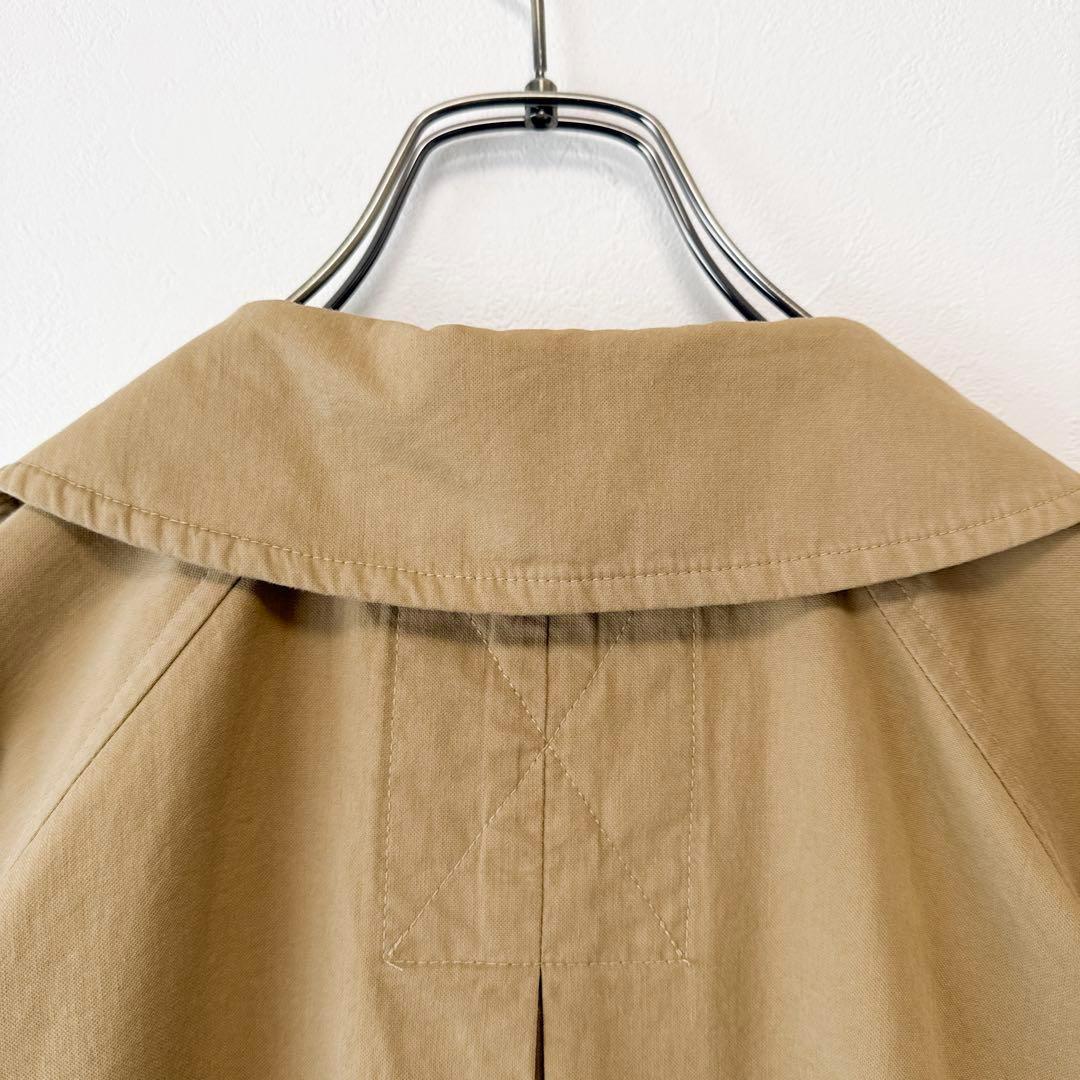 フリークスストア ポンチョトレンチコート ロング丈 ビッグシルエット ベージュ