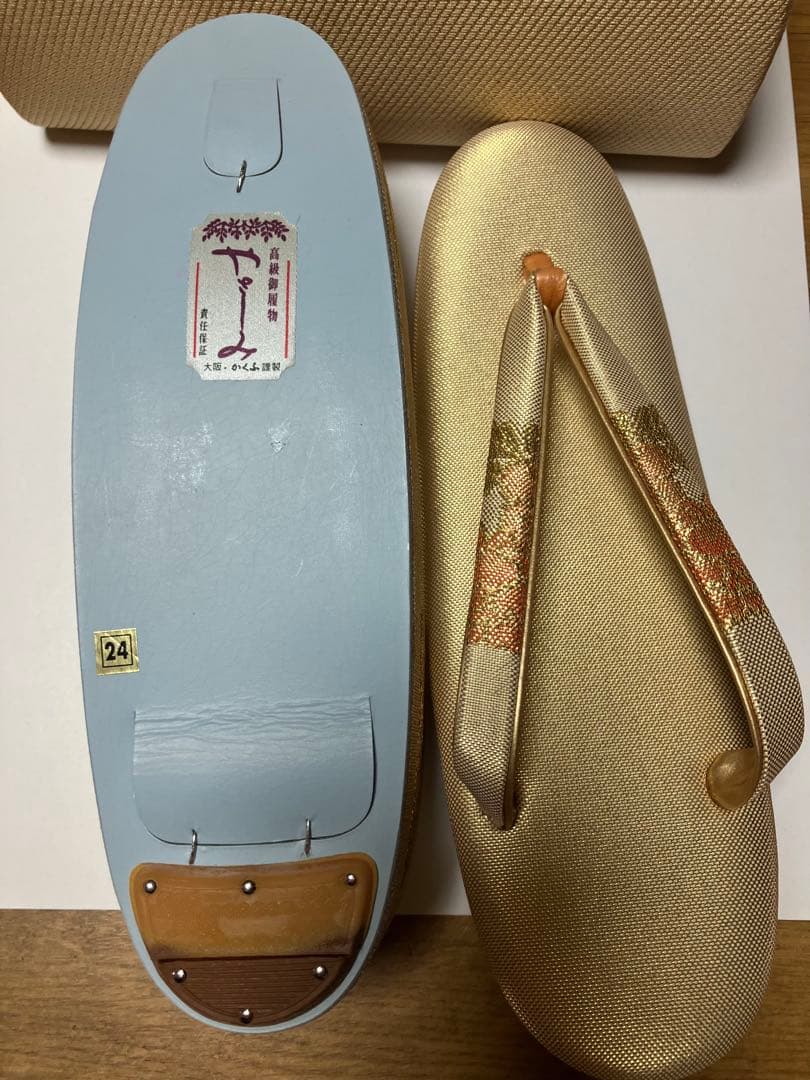 les_trois_tresors 和装　草履　バックセット　未使用品