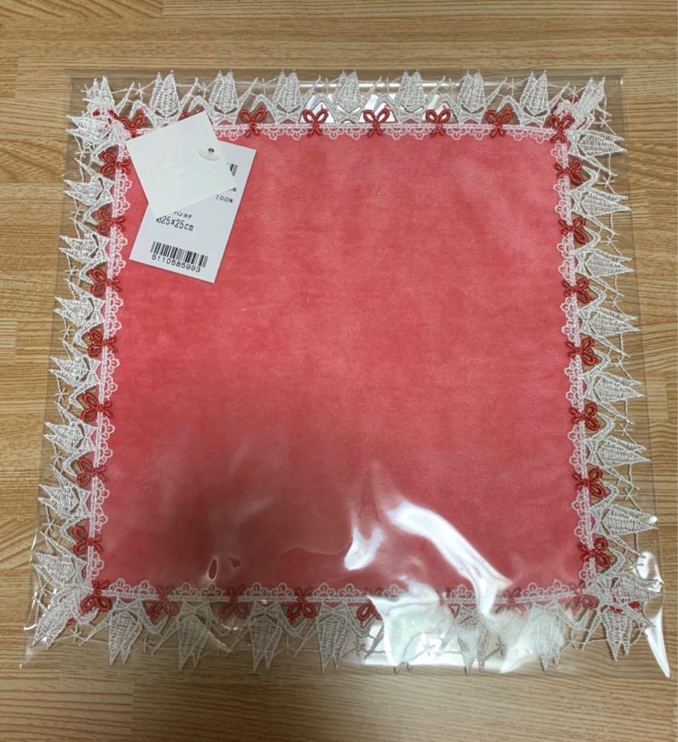 近沢レース　タオルハンカチ　和レース 7枚セット