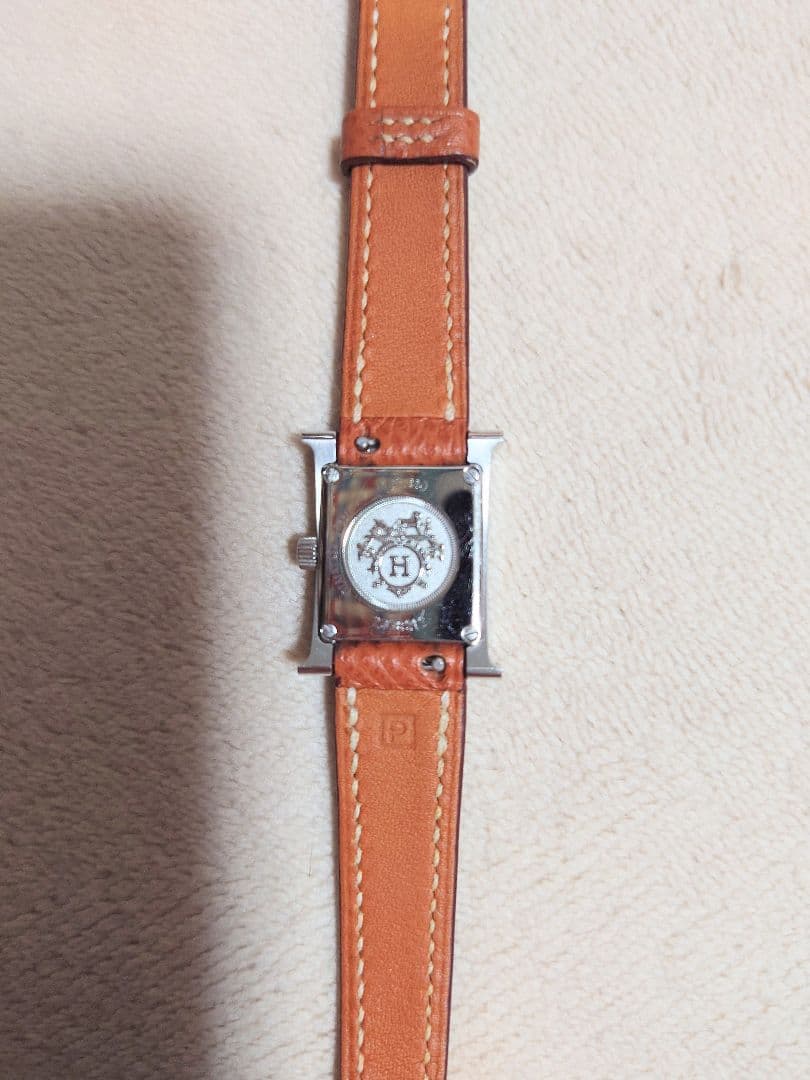 なっちゃんHERMES ブラウンレザー 時計 専用ボックス付き