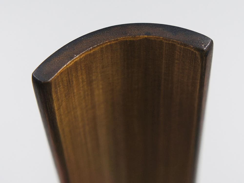 【竹】　★ 竹木 唐竹彫山水紋腕枕 ★　落款有　老松隠士 彫刻文様　文房珍玩