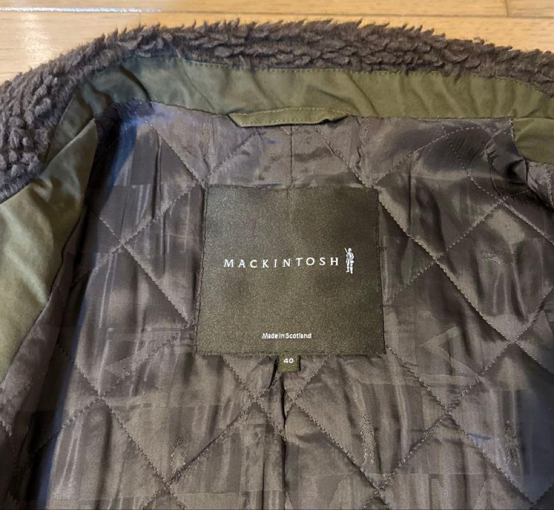 MACINTOSH マッキントッシュ ファー付きコート
