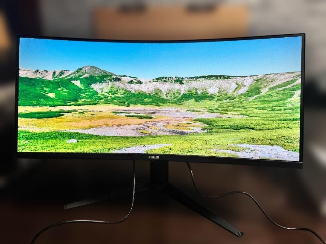 ★興★ASUS ゲーミング湾曲モニター VG34VQL3A