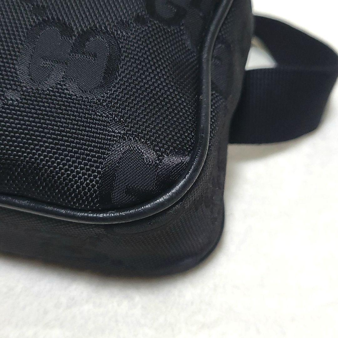【現行 美品】GUCCI　ボディバッグ オフザグリッド GG柄 631341 黒