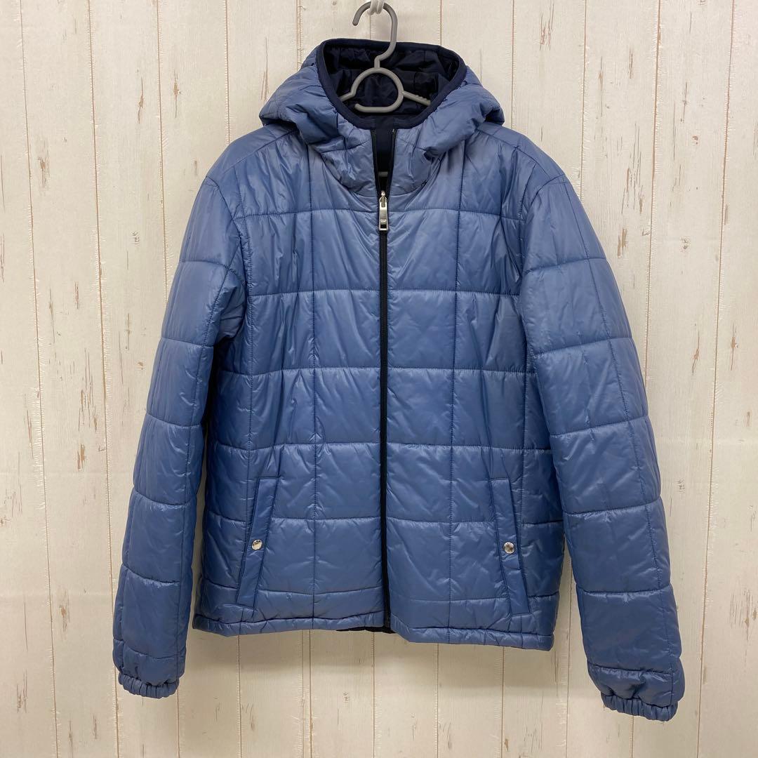 PRADA プラダ SGH037 ナイロンフーデッドジャケット ネイビー メンズ