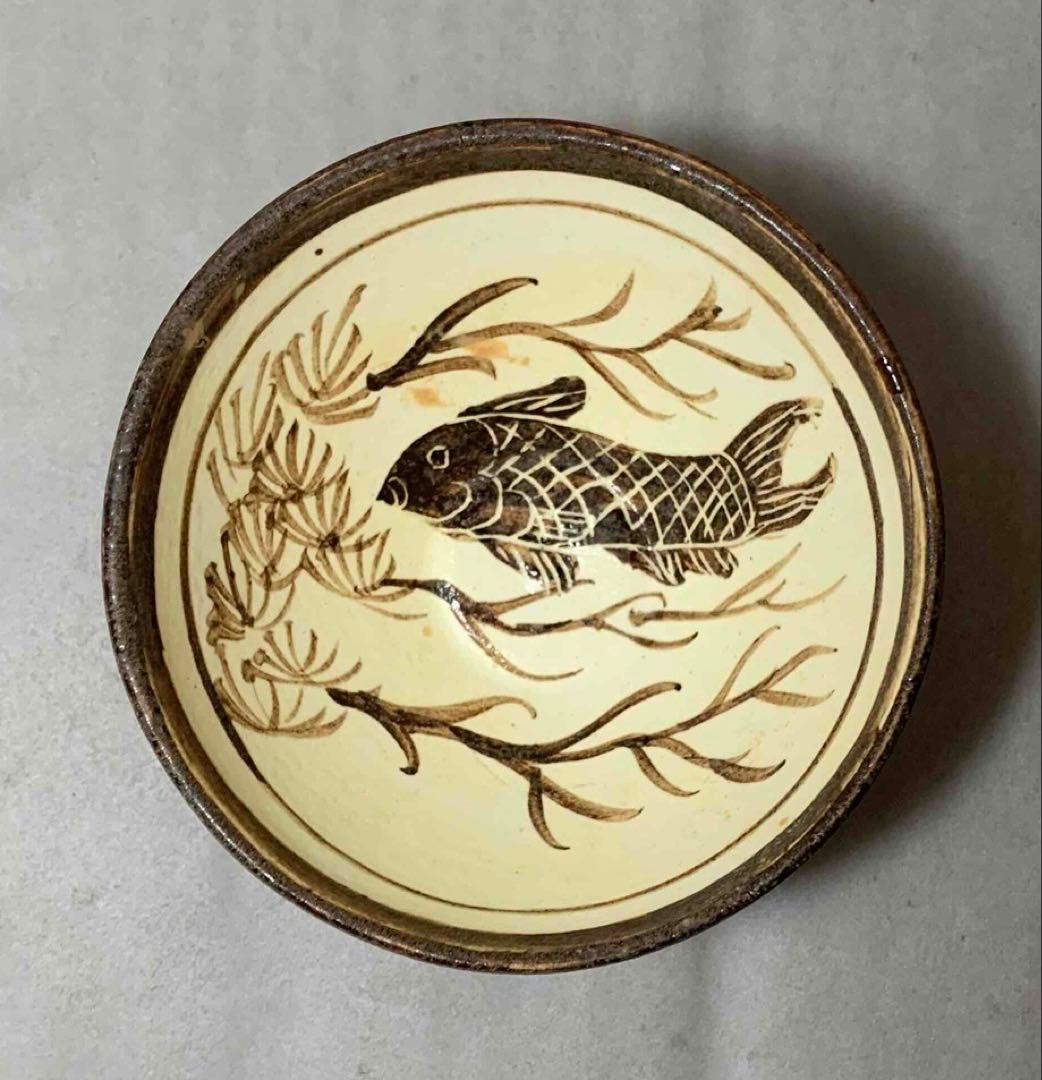 中国 魚絵碗　f2250922