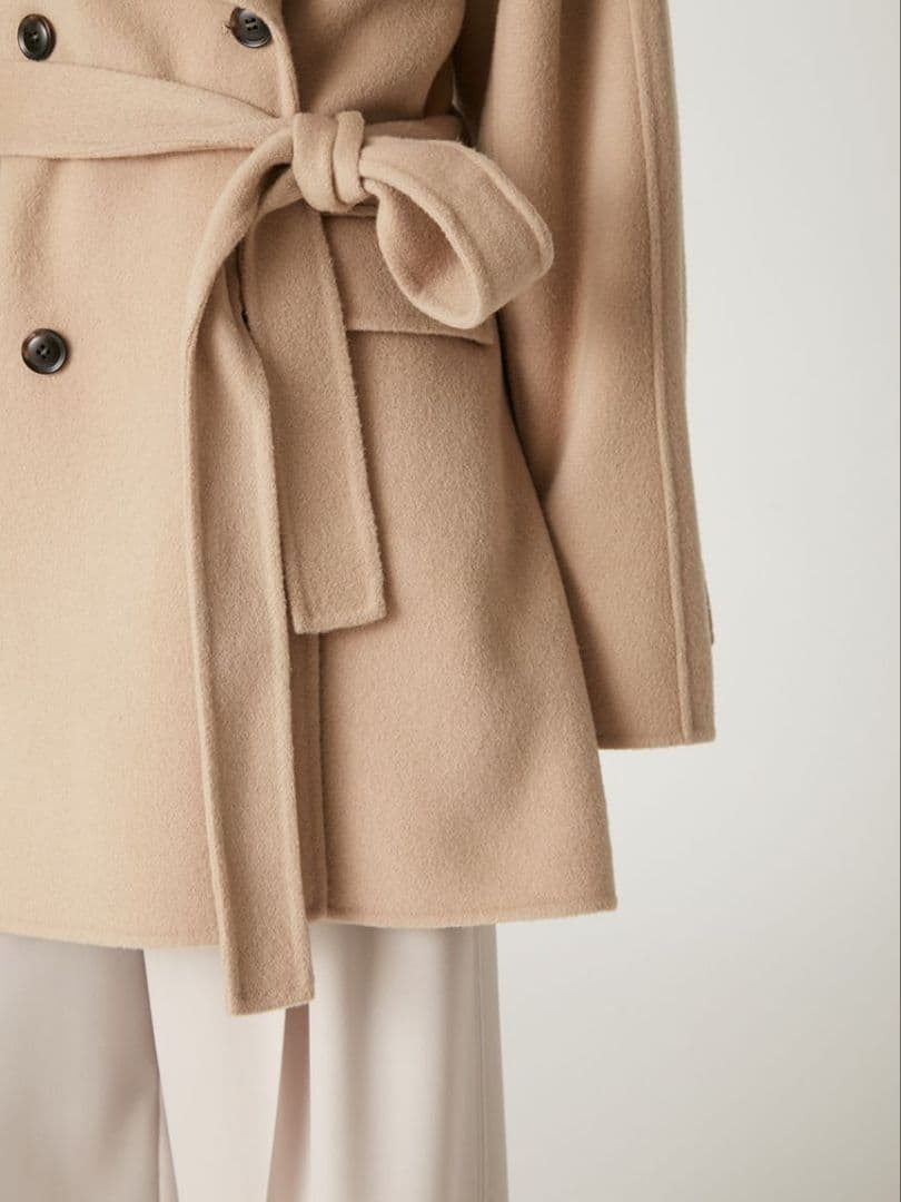 ウールリバーミドルAラインコート　フレイアイディー