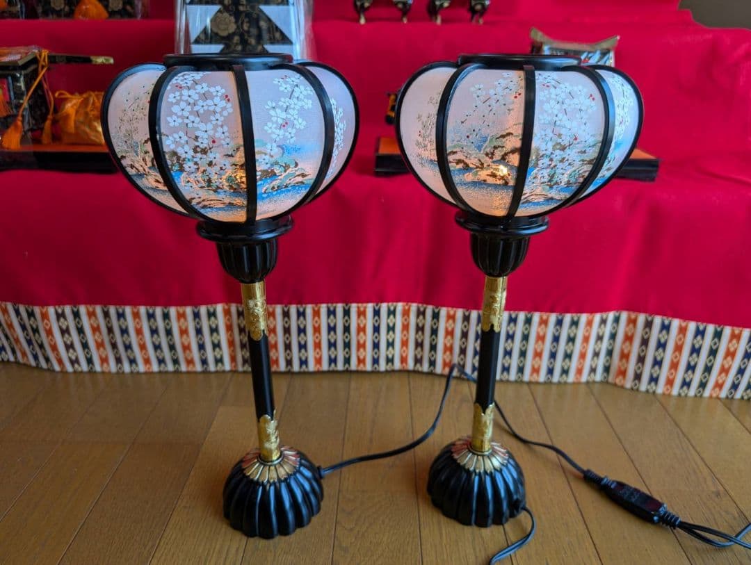 送料込【3出品全て落札必須 2/3】ひな人形 7段 15人飾り 40号（装飾品）