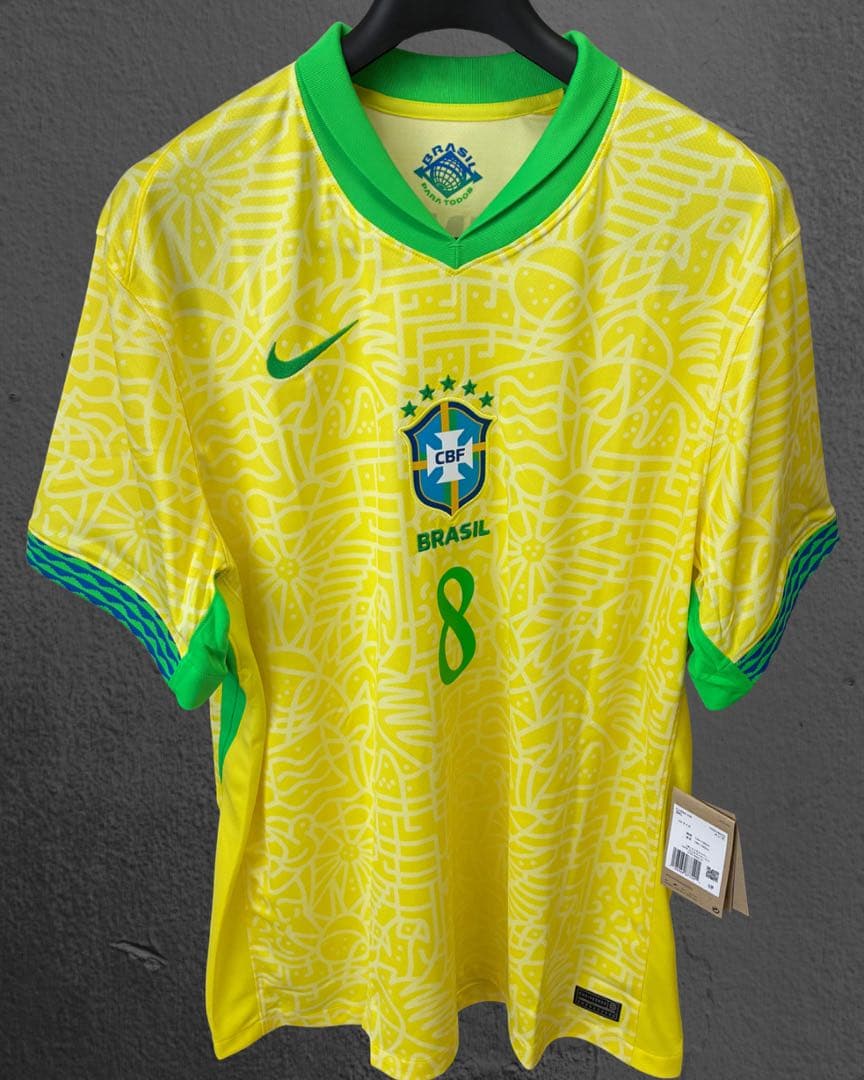 新品【レプリカ】2024｜ブラジル代表｜BRUNO G.｜アメリカXLサイズ