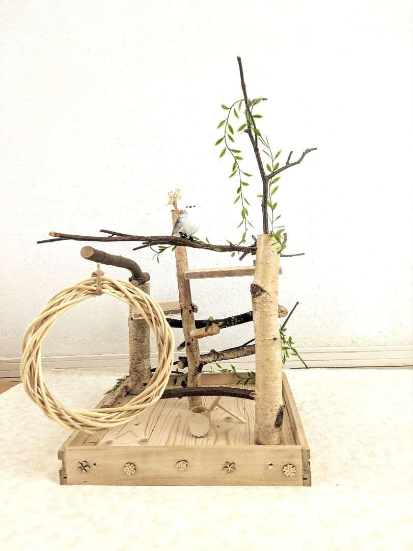 バードアスレチック　白樺の森テラス　バードトイ　餅つきセット付き