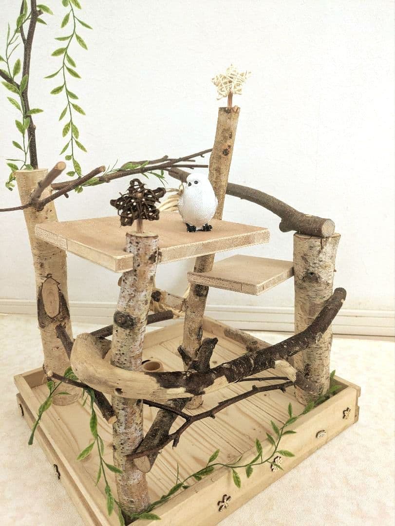 バードアスレチック　白樺の森テラス　バードトイ　餅つきセット付き