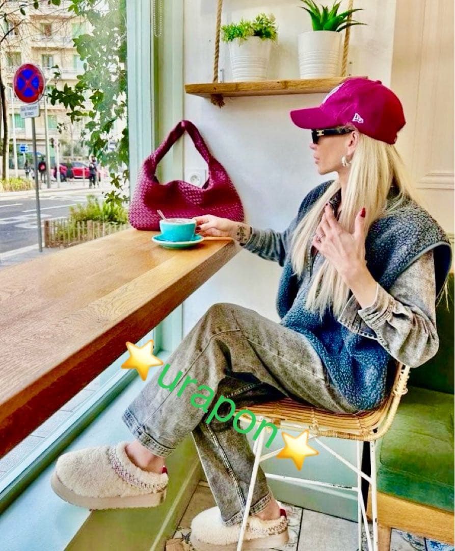 超入手困難・超美品✨26⇒～25薄手・素足✨UGG✨Tazz UGG Braid