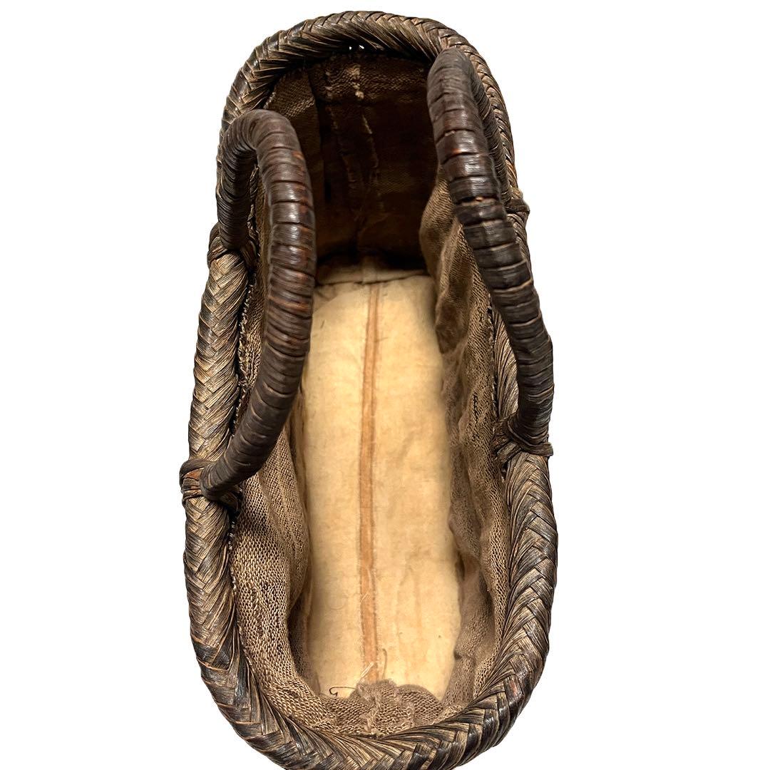 逸品 山形県産 山葡萄 かごバッグ 5mm細ひご網代編み 30年物 国産保証