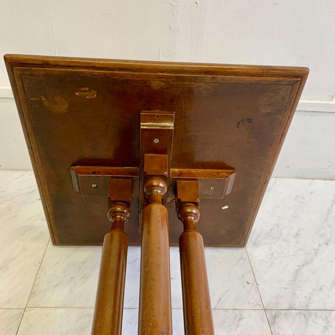 ヴィンテージ 木製 サイドテーブル レトロ 喫茶店 カフェテーブル ①