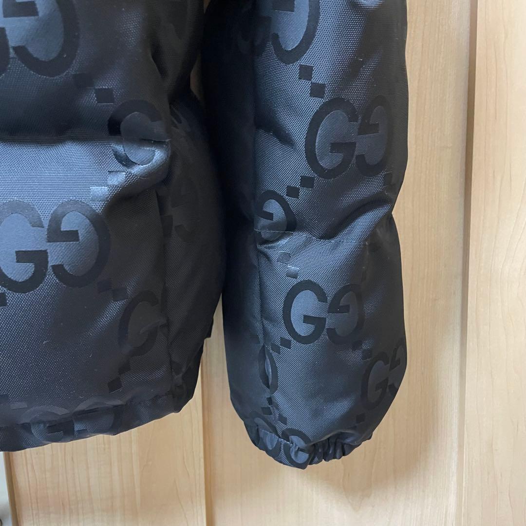 GUCCI グッチ ジャンボ GGキャンバス ブラック ダウン ジャケット
