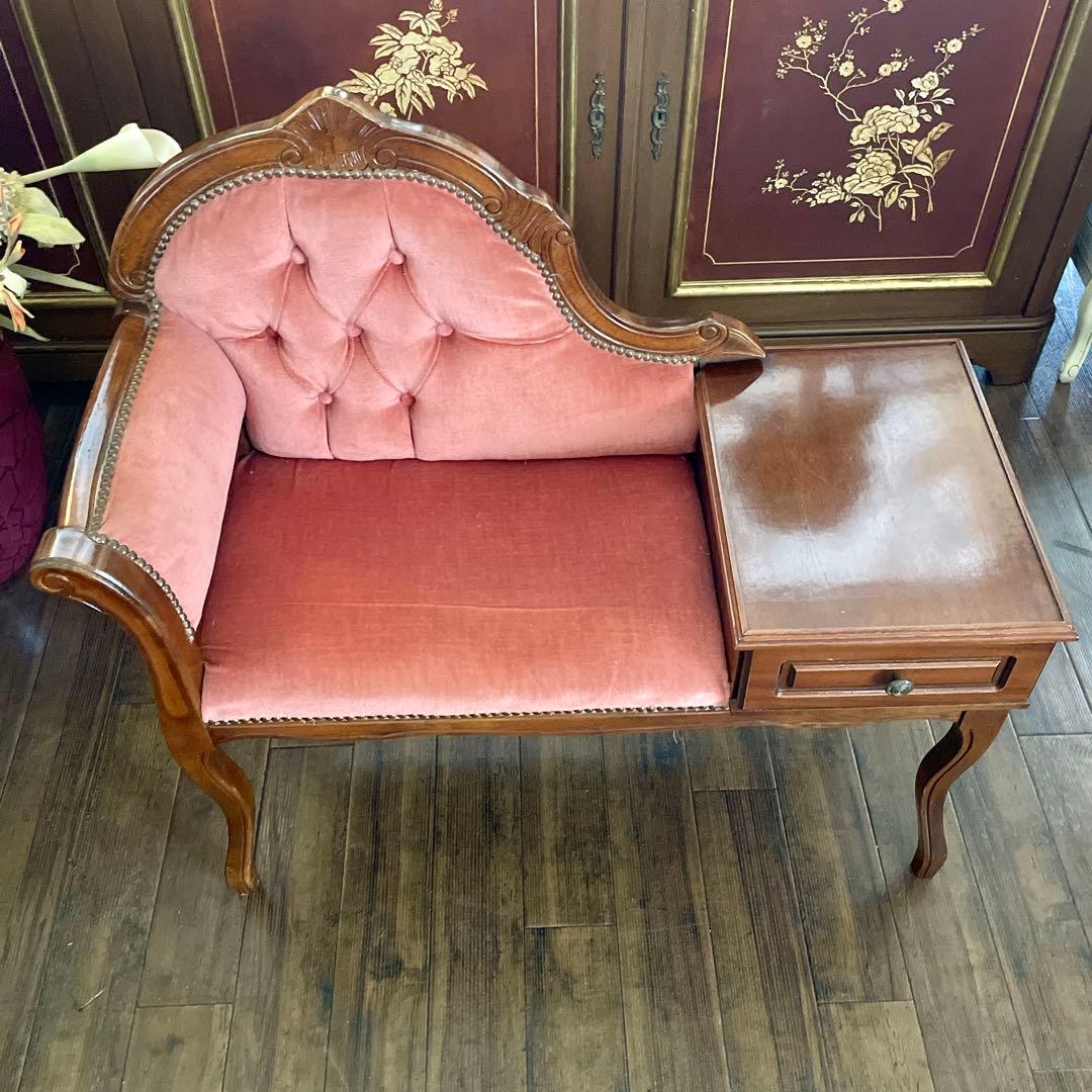 r1039r109 クラシックテレフォンベンチ エレガントなデザイン