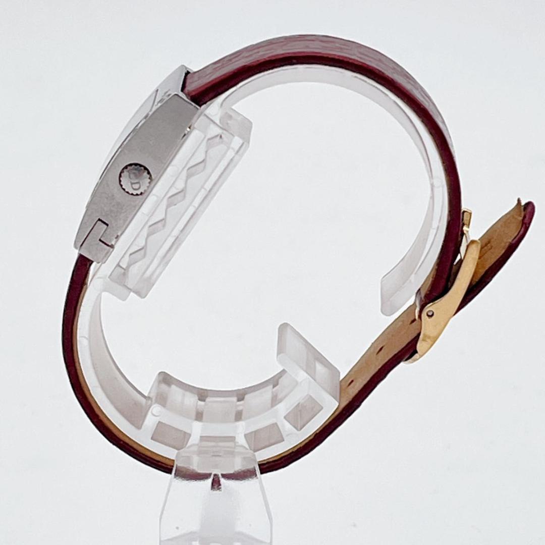 クリスチャンディオール マリス トロッター柄 ワインレッド シェル文字盤