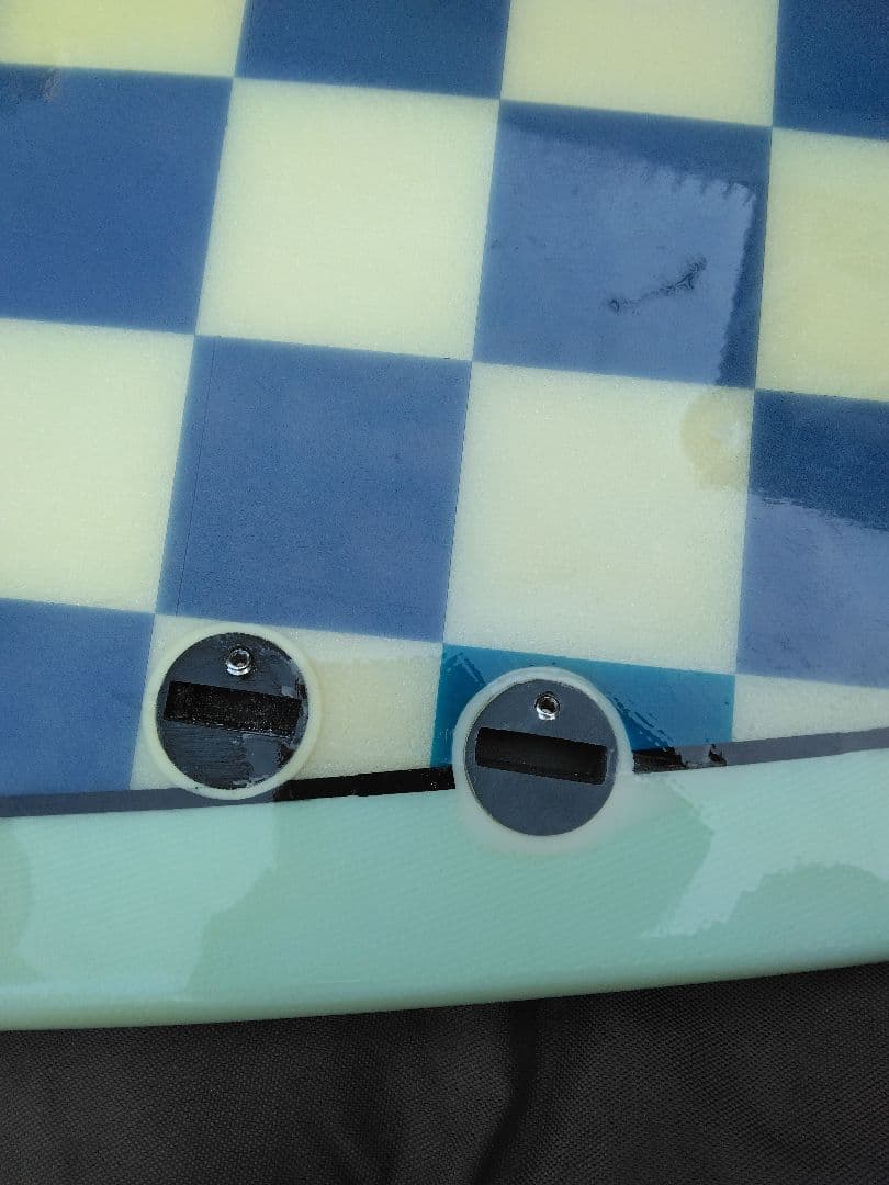 SURFBOARDS devotion チェッカーパターン サーフボード ロング