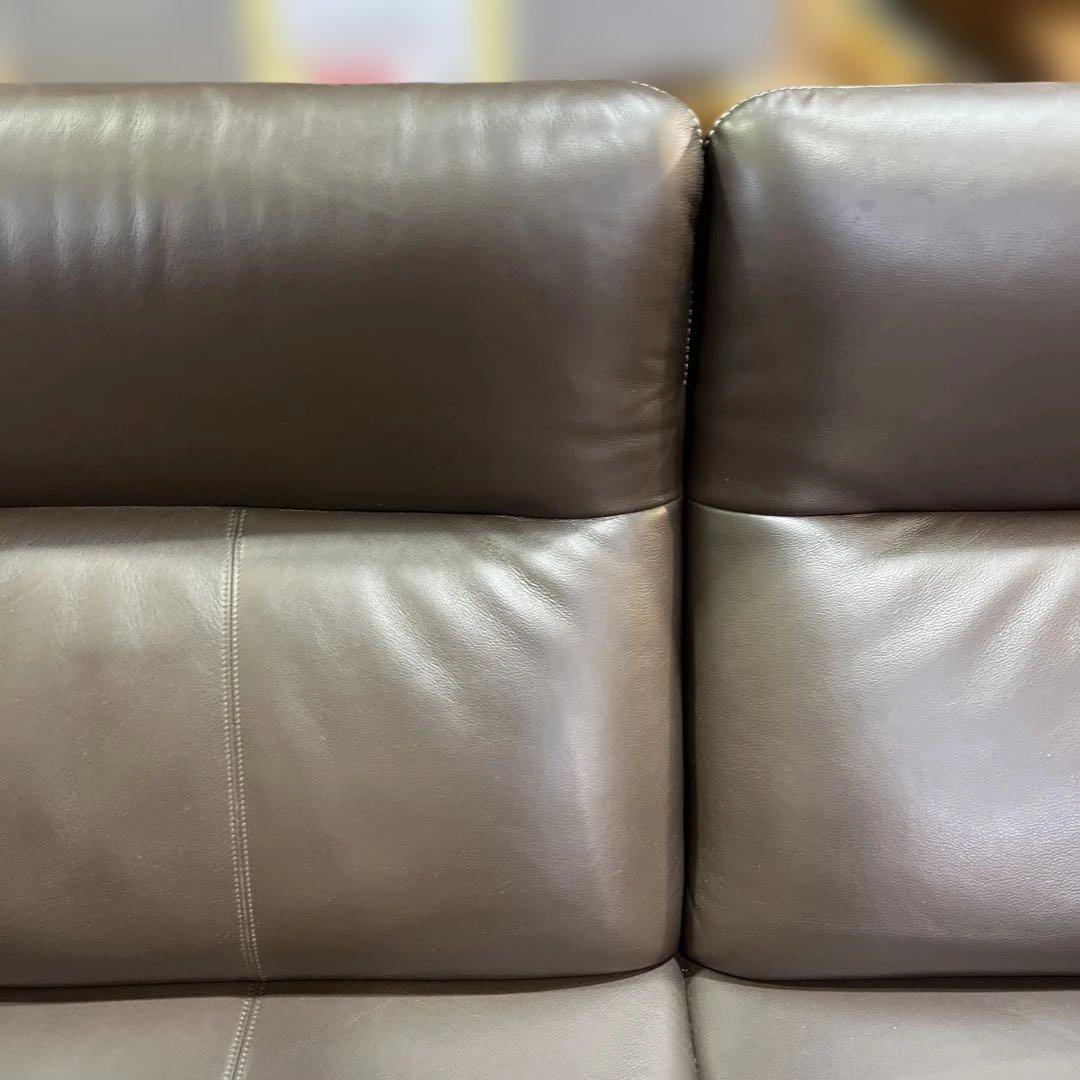 【カリモク】Z187シリーズ◆2.5人掛けソファ◇ブラウン◆美品◇定価３２万の品