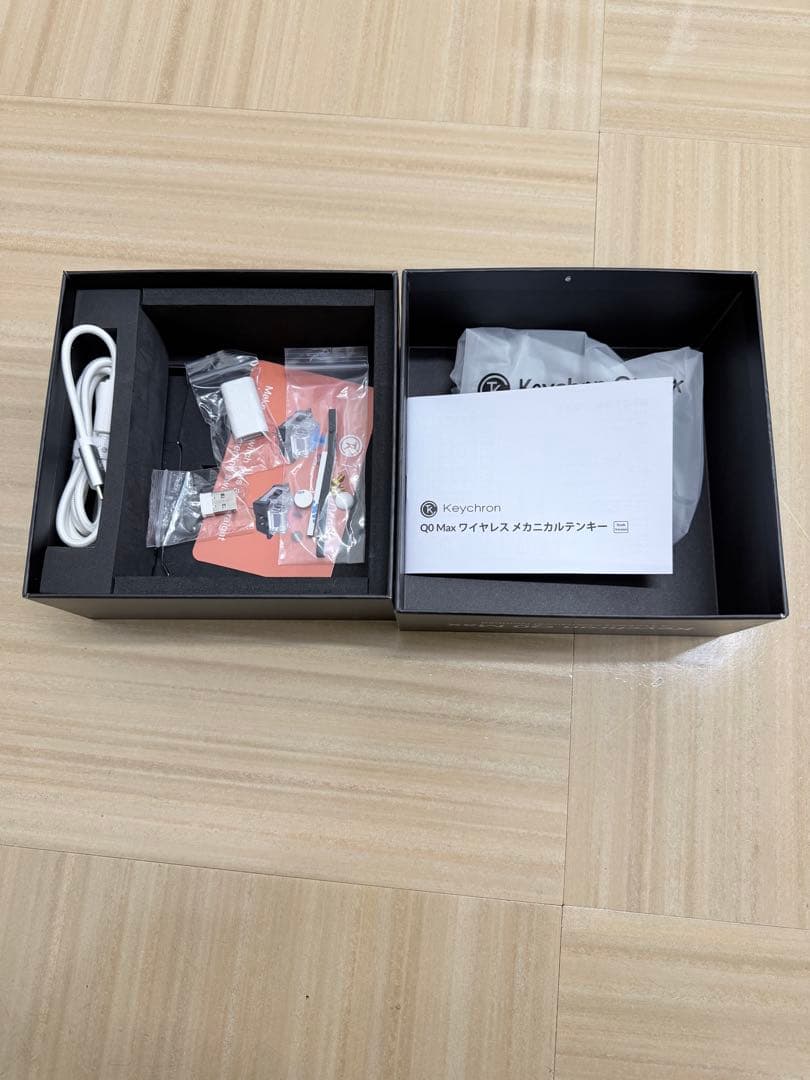 キークロン Keychron Q0 Max 茶軸 白 Q0M-P3