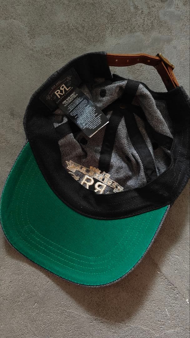 RRL ブラック コットンキャップ