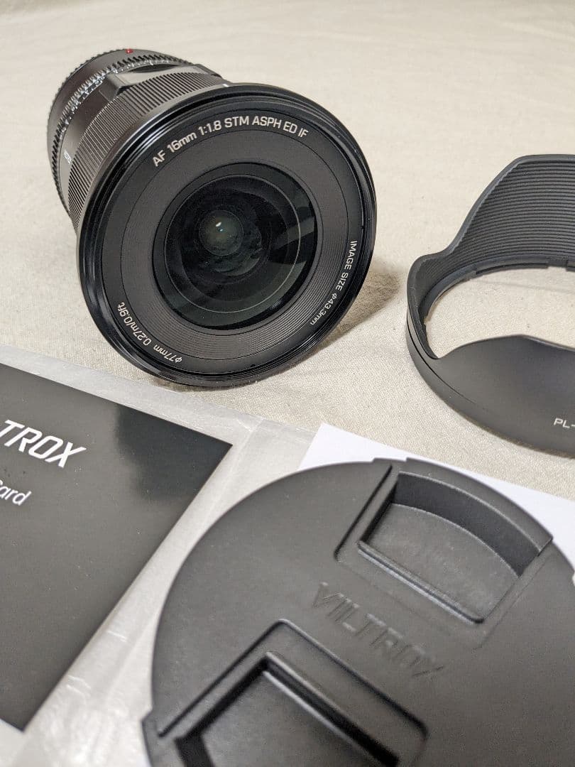VILTROX AF 16mm F1.8 Z レンズ