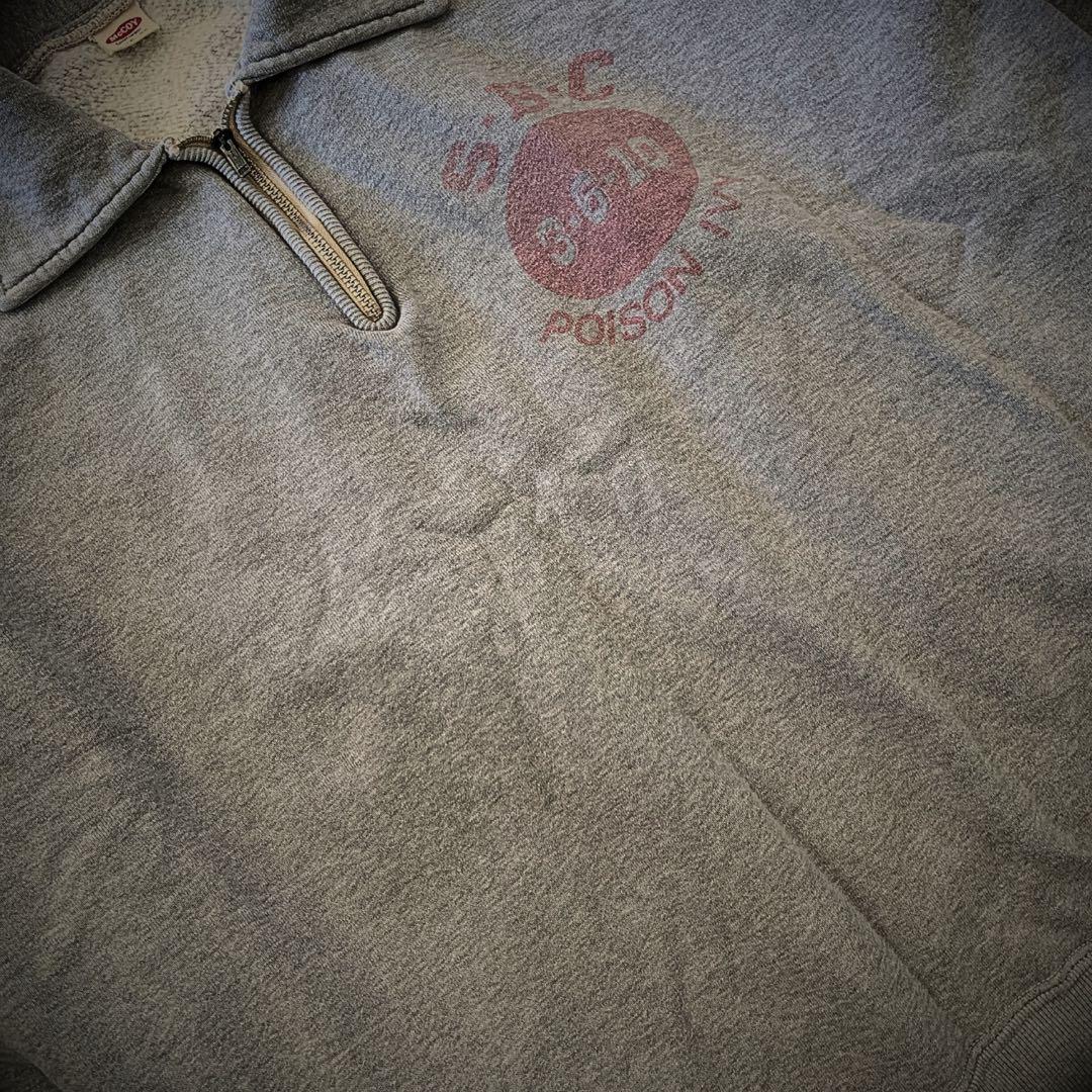 『ヴィンテージ感◎』The Real McCoy's(マッコイ)ジップスウェット